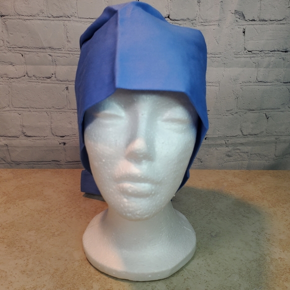 3 Scrub Cap Hat With Buttons - Picture 3 of 6